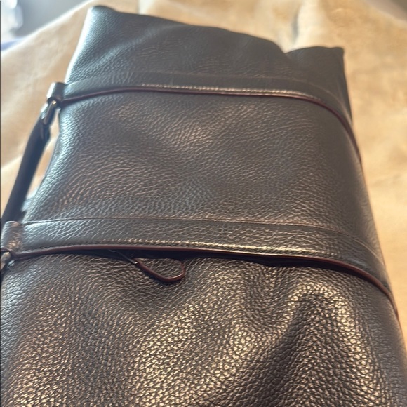 Coach Black Leather Duffel Bag - Picture 6 of 10